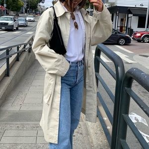 Uniqlo U oversized trench coat in size XS